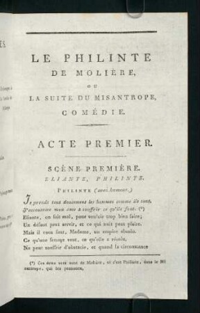 165-185, Acte Premier