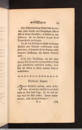 Siebentes Kapitel.