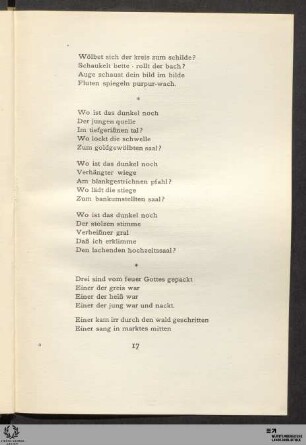 Wo ist das dunkel noch