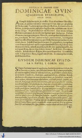 Dominicae Quinquagesimae.