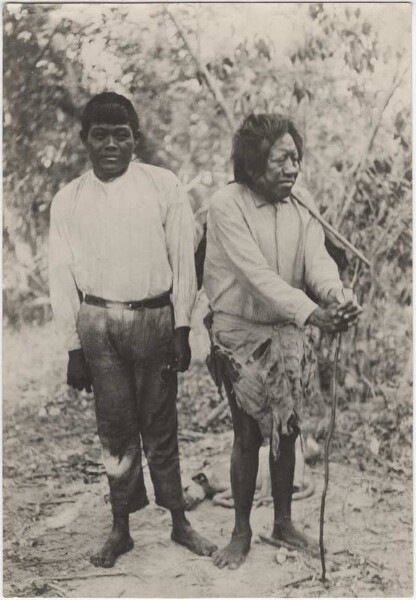 Guató men from the Caracara River