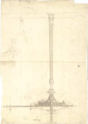 Thiersch, August ; Sakralbauten - Säule (Ansicht)