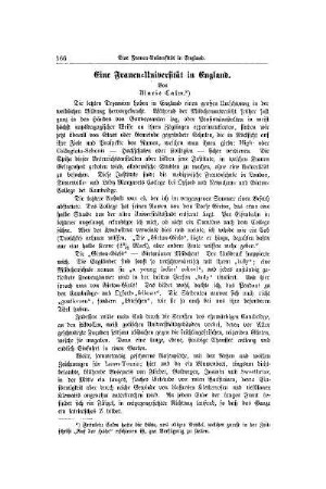 Eine Frauen-Universität in England