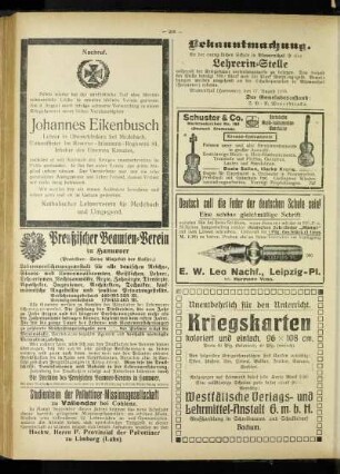 Nachruf : [Johannes Eikenbusch]
