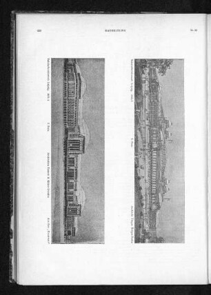 Entwürfe zu dem Bahnhofsgebäude in Leipzig von Jürgen Kröger und den Architekten Lossow & Kühne