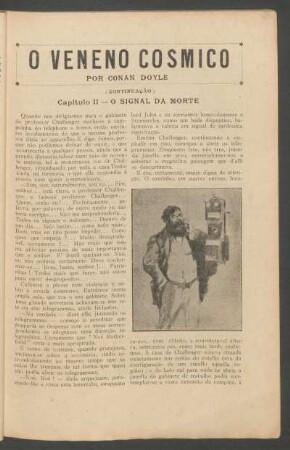 O veneno cósmico - (Continuação) : Capítulo II - O signal da morte [Literatura]