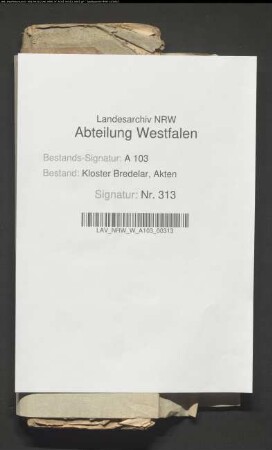 Einkünfteregister Bredelarer Güter zu Beringhausen und Padberg.