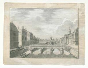 Die lange Brücke mit dem Reiterstandbild des großen Kurfürsten