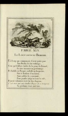 Fable XLV. Le Loup Devenu Berger.