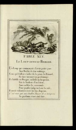 Fable XLV. Le Loup Devenu Berger.