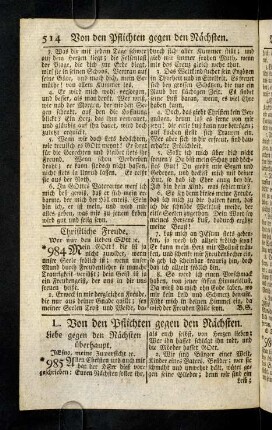 514-528, L. Von den Pflichten gegen den Naechsten