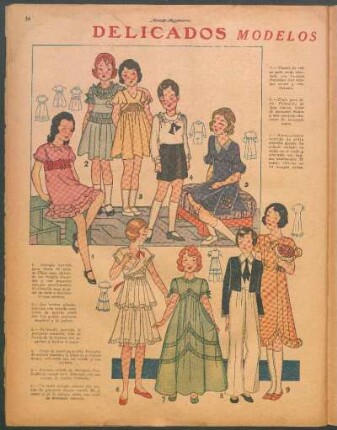Delicados modelos de fiesta para niños [Dibujos]