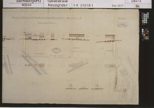 Errichtung einer Drahtseilbahnanlage für Robert Henschel [Braunkohlenwerk] in Commichau, Anordnung der Stationen