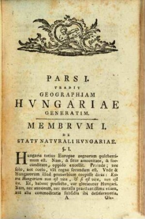 Compendium Hungariae geographicum : ad exemplar notitiae Hungariae novae historico-geographicae ; in partes IV