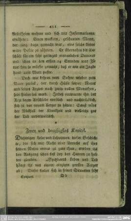 Zwey und dreyßigstes Kapitel