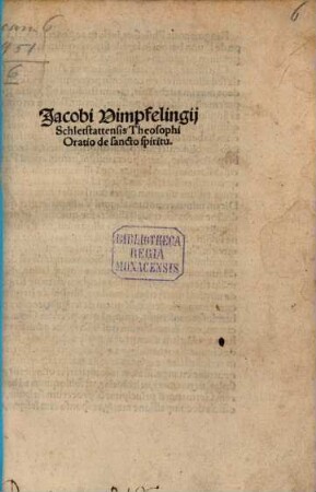 Oratio de Sancto spiritu