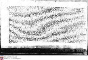 Kelsterbach: Kaufbrief, wonach Bernhard v. Schwalbach der Vogtei zu Kelsterbach, welche seine Eltern und Vorfahren von der Herrschaft Falkenstein ...