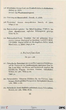 3. Pulverflaschen (Nr. 321-366)