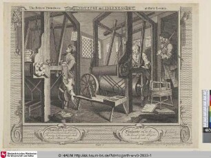 The Fellow' Prentices at their Looms.