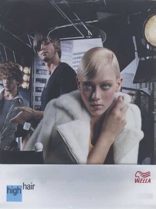 WELLA PRODUKTWERBUNG auf KUNSTSTOFFBEUTEL