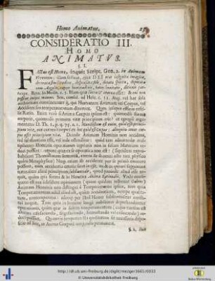 Consideratio III.