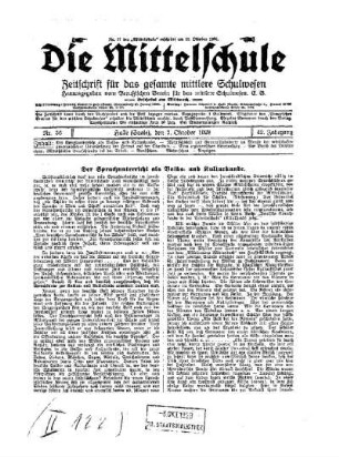 Der Sprachunterricht als Volks- und Kulturkunde