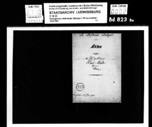 Müller, Paul (*26.03.1890 in Stuttgart-Bad Cannstatt); Schauspieler; ausgesch.: 1909