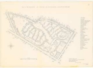 Ostfriedhof, Recklinghausen: Grundriss 1:1000