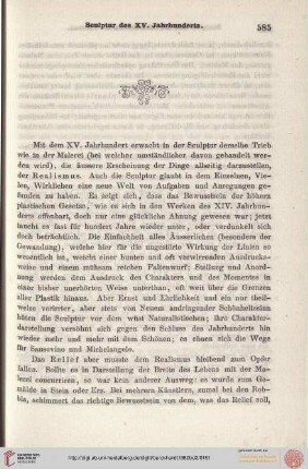 Sculptur des XV. Jahrhunderts