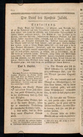 602-611, Der Brief des Apostels Jakobi