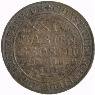 Münze, 24 Mariengroschen (2/3 Taler), 1742