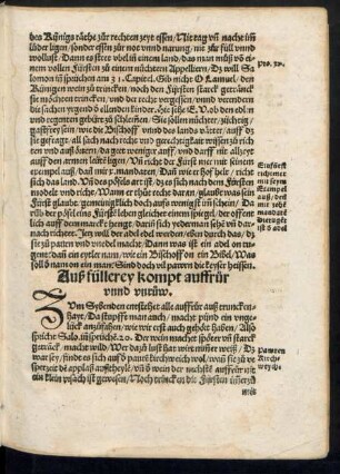 Auß füllerey kompt auffrur unnd unruw.