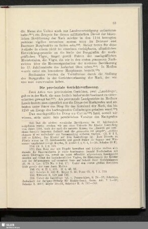 Die provinziale Gerichtsverfassung