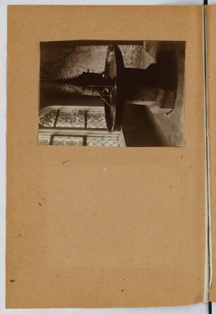 Kloster Lüne, Lüneburg: Ansicht Taufbecken (aus: Skizzen- und Fotoalbum 25)