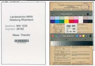 Entnazifizierung Theodor Maas , geb. 09.01.1900 (Schlosser)