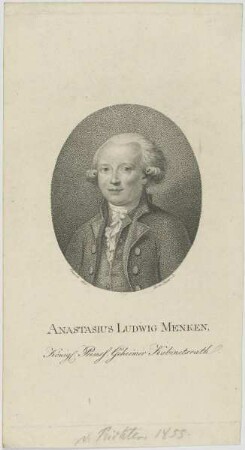 Bildnis des Anastasius Ludwig Menken