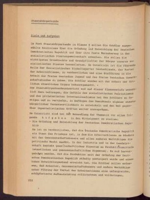 Staatsbürgerkunde
