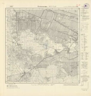 2218 (alte Nr.: 829) Westerwanna, Meßtischblatt (4cm - Karte)