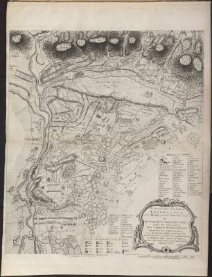 An Accurate Plan of the Battle of Thonhausen near Minden, gained by His Brittanic Majesty's Army, under the command of His Serene Highness Prince Ferdinand of Brunswick, over the French Army, commanded by Marshal Contades, and taken from an Actual Survey