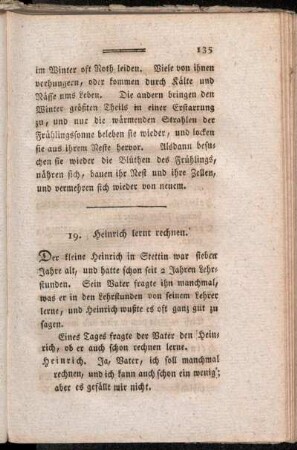 19. Heinrich lernt rechnen