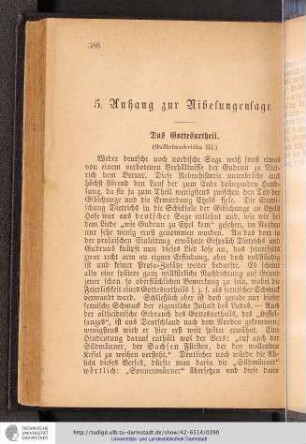 Anhang zur Nibelungensage
