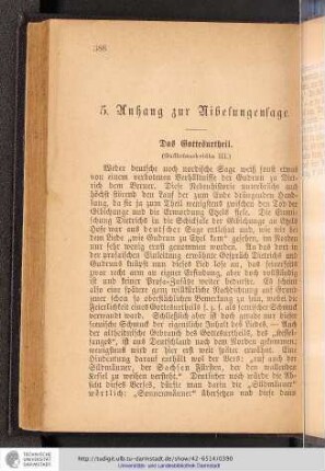 Anhang zur Nibelungensage