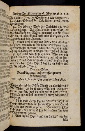 239-247, Das 12. - 13. Gebet