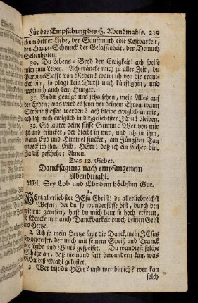 239-247, Das 12. - 13. Gebet
