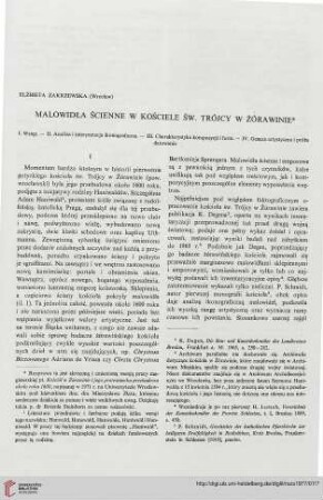 11: Malowidła ścienne w kościele św. Trójcy w Żórawinie