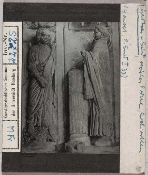Chartres, Kathedrale: Südquerhaus, rechtes Portal, Archivolten