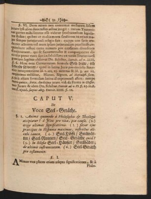 Caput V. De Voce Seel-Geräthe.