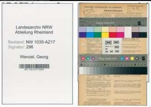 Entnazifizierung Georg Wenzel , geb. 23.04.1898 (Kaufmaennischer Angestellter)