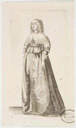 Die Dame mit der Perlenschnur als Gürtel