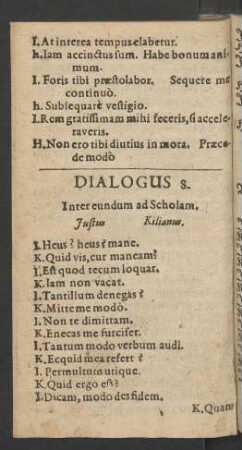 Dialogus 8. Inter eundum ad Scholam.